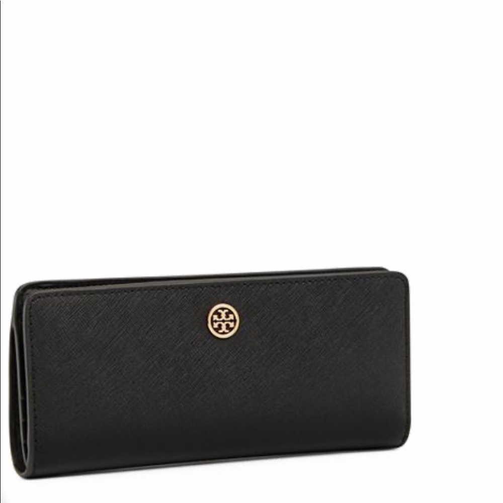 Tory Burch Robinson Slim Saffiano Leather Wallet